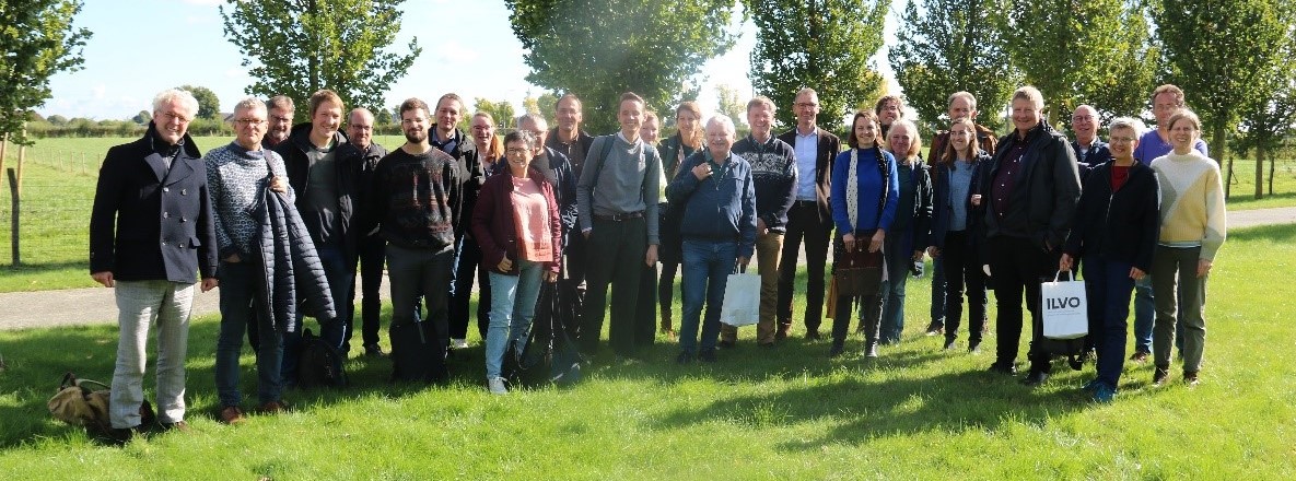 Bezoek Aarhus University en Wageningen Research aan ILVO Groepsfoto