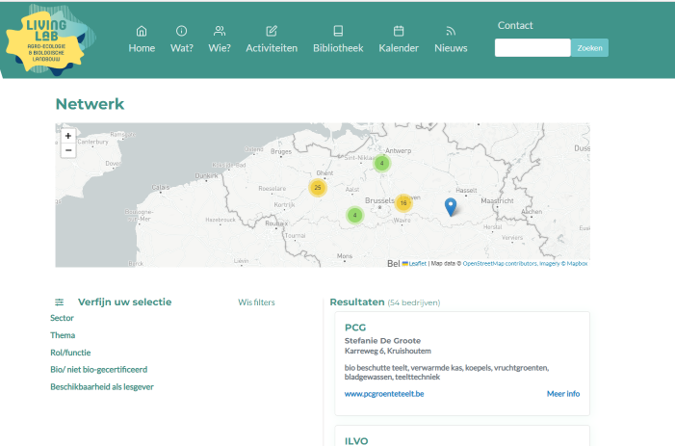 voorbeeld online databank